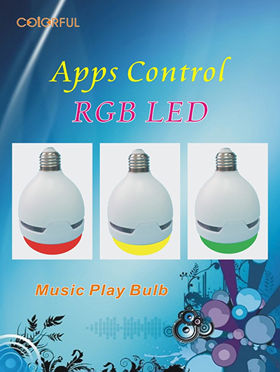  BT Music Bulb with Apps Control ( with RGBW LED )